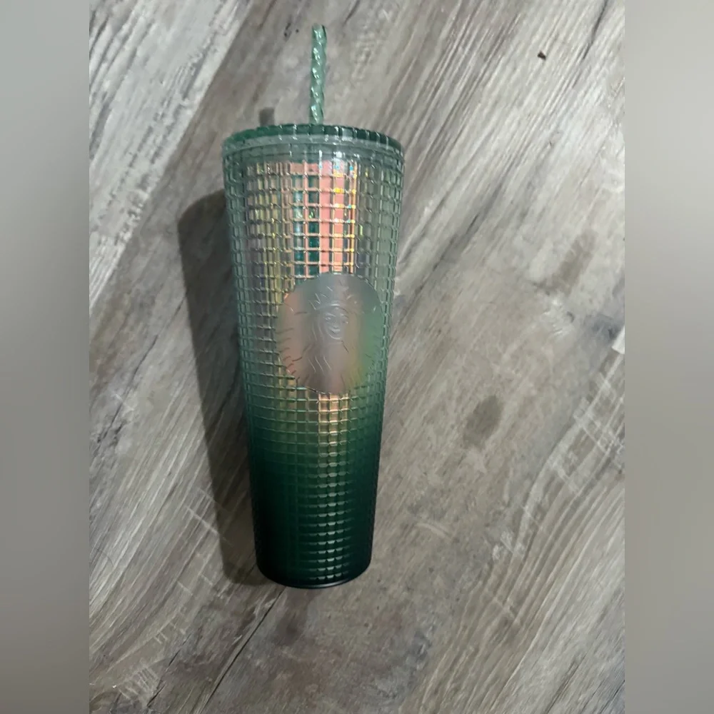 Starbucks coffee bling, studded, green cold cup Venti - Picture 1 of 2